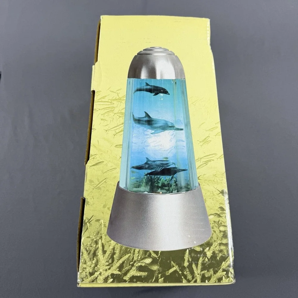 Vintage RABBIT TANAKA MOTION LAMP 1994 Fish Aquarium Ocean‎ Night Light Lamp NIB